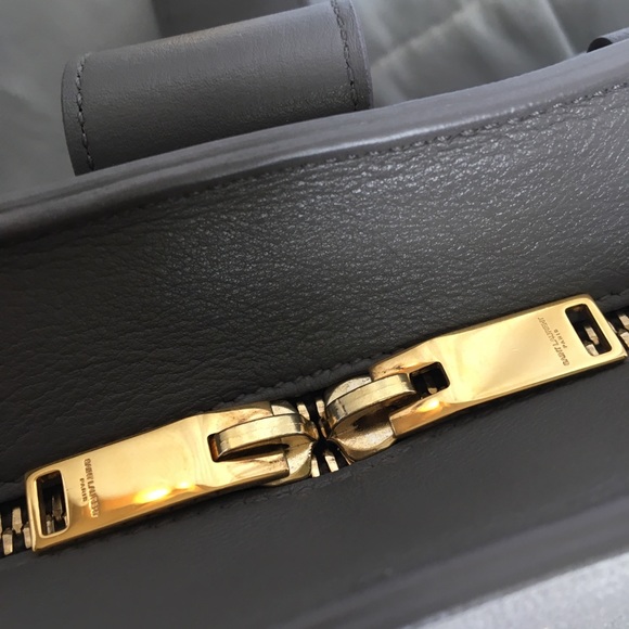 YSL Large Bo Monogram Satchel (Grey) - Picture 6 of 8